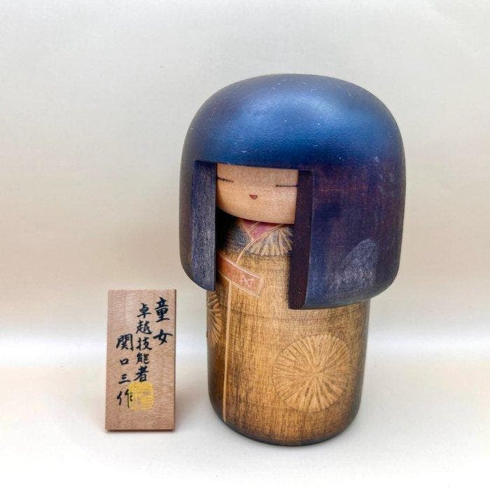 Zeldzaam meesterwerk van Legend Sansaku Sekiguchi - Little, Antiquités & Art, Curiosités & Brocante