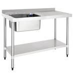 Spoeltafel | RVS | 1 Spoelbak (Links) + Afdruipvlak |, Verzenden, Nieuw in verpakking