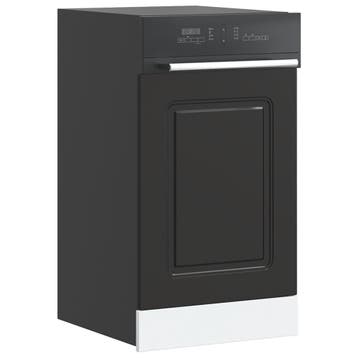 vidaXL Vaatwaspaneel Kalmar 45x1,5x57 cm bewerkt hout zwart, Verzenden, Nieuw