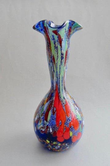 Murano - Imperio Rossi - Vase - Verre - Collection Fantaisie