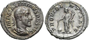 Denar 235-238 n Chr Rom Maximinus I Thrax 235-238 n Chr, Timbres & Monnaies, Monnaies & Billets de banque | Collections, Verzenden