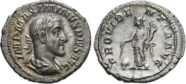 Denar 235-238 n Chr Rom Maximinus I Thrax 235-238 n Chr, Timbres & Monnaies, Monnaies & Billets de banque | Collections, Envoi