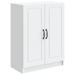 vidaXL Dressoir Wit 66 x 34,5 x 87 cm Bewerkt hout, Verzenden, Nieuw