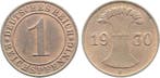 Duitsland 1 Reichspfennig 1930 E vz/st J 313, Verzenden
