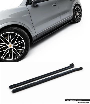 Side Skirts Diffuser V.2 voor Porsche Cayenne Coupe / SUV, Ophalen of Verzenden