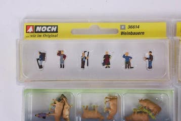Noch, Faller, Preiser N - Modeltreinfiguren (9) - 9 sets met, Nieuw