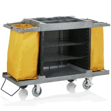 Huishoudwagen | Kunststof | 3 Niveaus | Incl. Waszakken |, Zakelijke goederen, Verzenden, Nieuw in verpakking