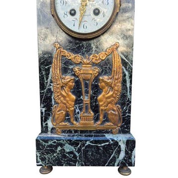 Pendule de cheminée - Marbre - 1850-1900