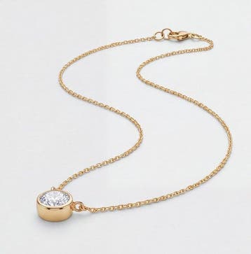 Halsketting - 14 karaat Geel goud - 1.50ct. tw. Diamant, Nieuw