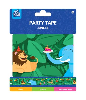 Party Tape Jungle 1,2m, Verzenden, Nieuw