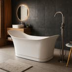 Ligbad Santa Fé 170 x 78 x 82 cm Vrijstaand Bad wit, Verzenden, Nieuw