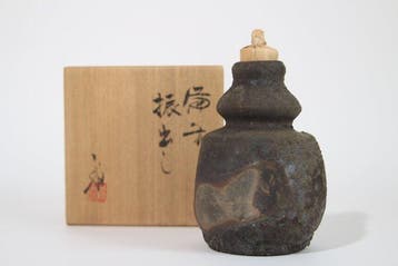 Bizen aardewerk - Furidashi / Tokkuri - Takahara Satoshi
