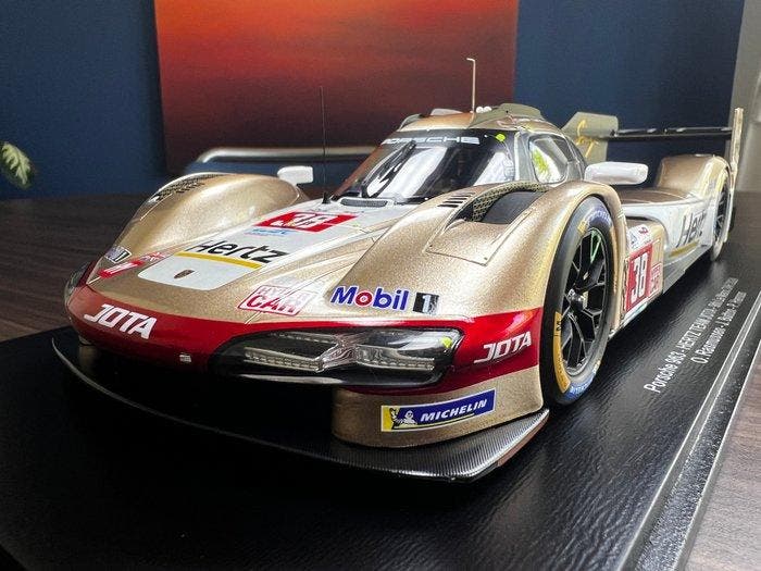 Spark 1:18 - Modelauto - Porsche 963 #38 Hertz team Jota -, Hobby en Vrije tijd, Modelauto's | 1:5 tot 1:12
