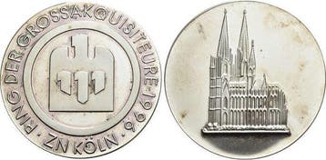 Ar-medaille 1998 Koeln-stadt medaille, Timbres & Monnaies, Verzenden