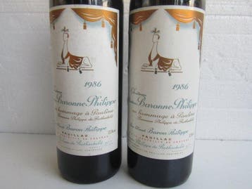 1986 Chateau Mouton Baronne Philippe en Hommage a Pauline -, Nieuw