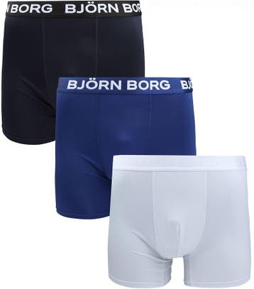 Bjorn Borg Sports Boxers 3-Pack Multicolour maat L Heren, Kleding | Heren, Ondergoed, Verzenden, Blauw, Bjorn Borg, Boxer