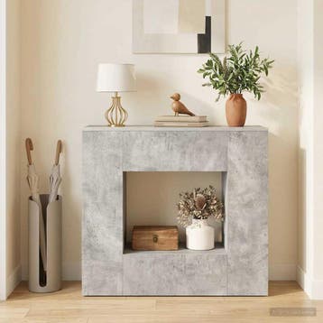 vidaXL Beton Grijs 82 x 29 x 74 cm, Maison & Meubles, Verzenden