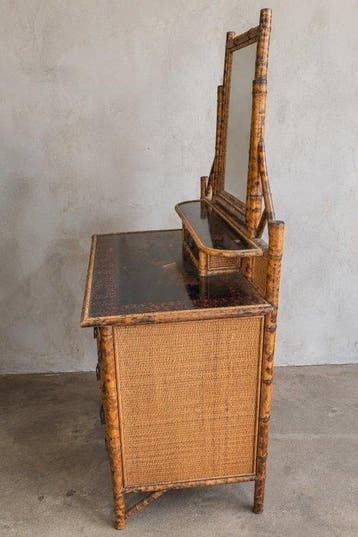 Coiffeuse - Bambou, Métal - Japonisme 1890