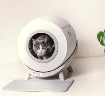 Opzoek naar een automatische kattenbak? Nu bij Retourkoop.be, Dieren en Toebehoren, Verzenden, Zelfreinigend, Zo goed als nieuw