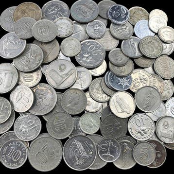 Maleisië. Lot with +85 coins (several values, dates and, Postzegels en Munten