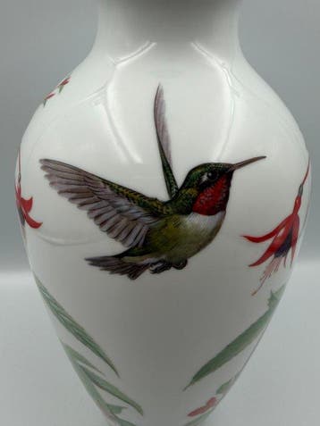 Franklin Mint - The Garden Bird Vase – Basil Ede – Édition