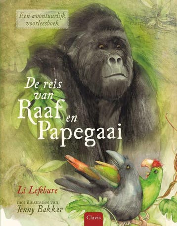 De reis van Raaf en Papegaai / Raaf en Papegaai Li Lefébure, Boeken, Verzenden, Zo goed als nieuw, Li Lefébure