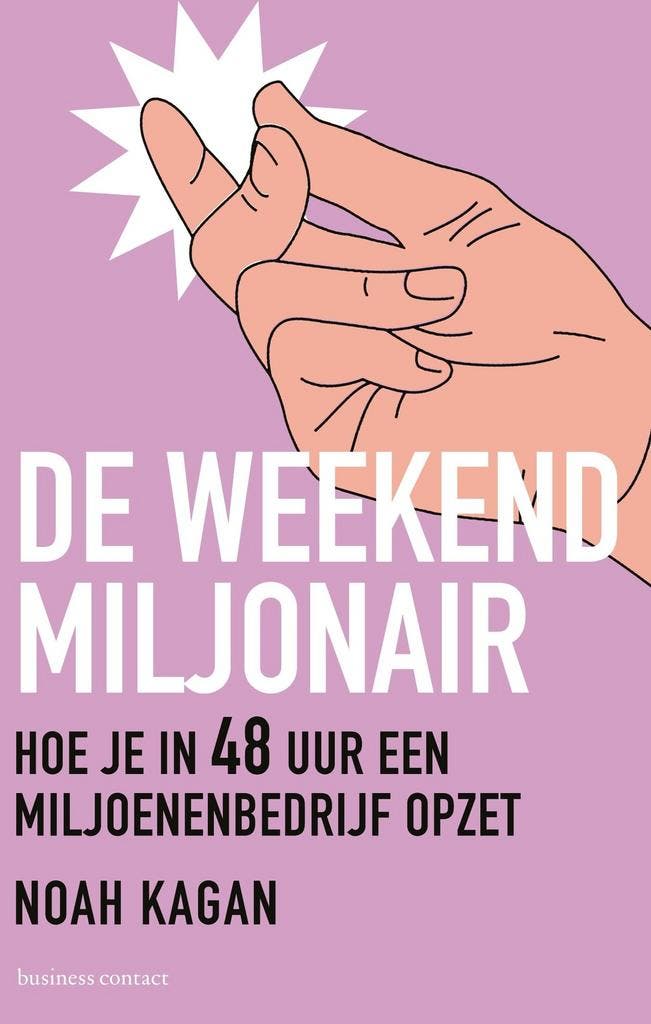 De weekendmiljonair (9789047016823, Noah Kagan), Livres, Livres scolaires, Envoi