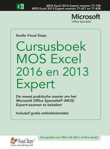 Cursusboek MOS Excel 2016 en 2013 Expert 9789059057531, Verzenden, Studio Visual Steps