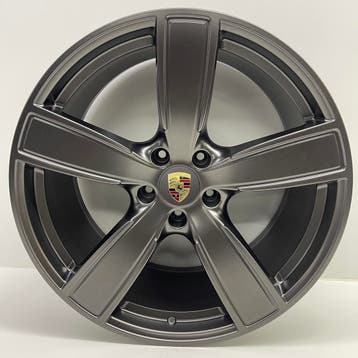 Porsche Cayenne (E3) 22inch SportClassic Titanium met banden, Ophalen, Gebruikt, Banden en Velgen, Overige maten