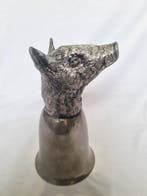 Mauro Manetti - Verre à vin - Sanglier - métal argenté,