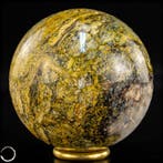 Natuurlijke Bumblebee Jasper bal uit Indonesië – Gloeiend, Antiek en Kunst