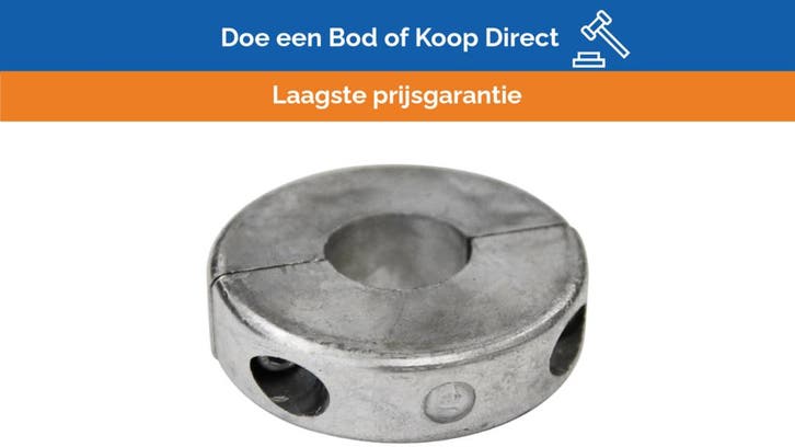 Bieden: Vetus Zinc Shaft Anode 35mm for Boat Propeller Shaf, Watersport en Boten, Bootonderdelen, Ophalen of Verzenden
