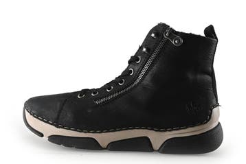 Rieker Veterboots in maat 42 Zwart, Verzenden, Overige typen