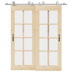 vidaXL Schuifdeur onderdelenset 200 cm roestvrij staal, Verzenden, Nieuw