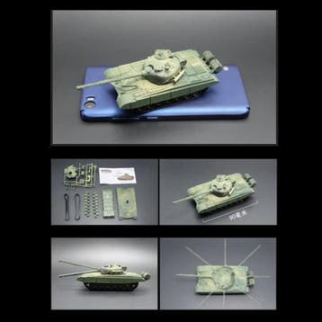 T72-M1 Bouwkit 1:72 Schaalmodel - Russische Leger Tank, Hobby en Vrije tijd, Verzenden, Nieuw