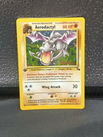 Pokémon - 1 Card - Aerodactyl first edition Prerelease First, Nieuw