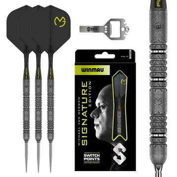 Winmau Michael van Gerwen Signature Edition Switch Point 90%, Sport en Fitness, Ophalen of Verzenden, Nieuw, Pijlen