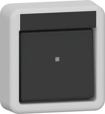 Gira IP44 Waterdichte Wip Schakelaar 10A 250V Grijs - 310635, Verzenden, Nieuw