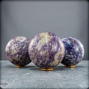 Unicorn Stone Kugel-Set – Drie fascinerende sferen in