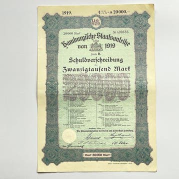 Allemagne. 88 x 20000 Mark (Sans prix de réserve)