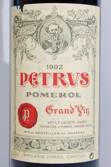 1992 Petrus - Pomerol - 1 Fles (0,75 liter), Verzamelen, Nieuw