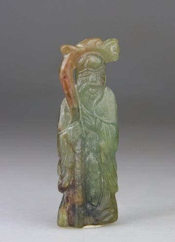 Hanger Chinees Plaat - Shoulao - Jade Celadon - jadeiet -