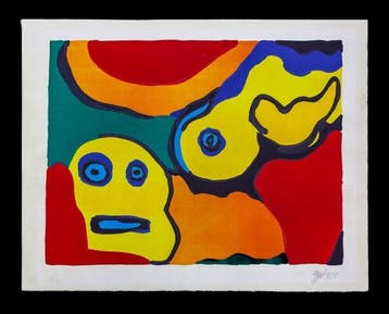 Karel Appel (1921-2006) - Yellow boy and sun