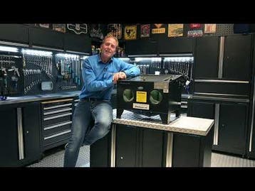 Datona Straalcabine - 90 liter - Datona - Zwart, Ophalen of Verzenden, Nieuw