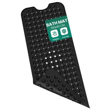 Avalo Badmat / Antislipmat Douche - 100x40CM - Zwart, Huis en Inrichting, Verzenden, Nieuw