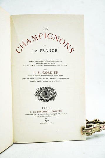 F. S. Cordier / A. D. Cordier - Les champignons de la France