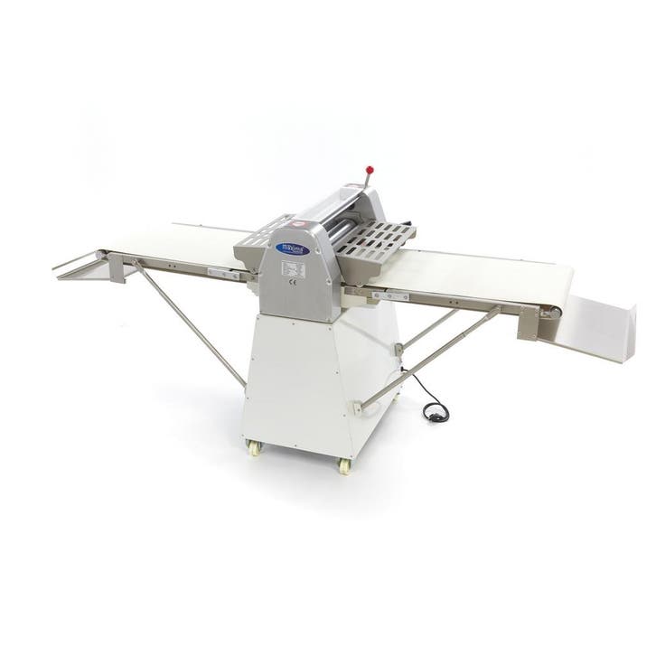 Deeguitrolmachine vloermodel | RVS | Instelbare deegdikte |, Zakelijke goederen, Horeca | Keukenapparatuur, Nieuw in verpakking