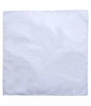 Haarband Bandana Zakdoek 55cm – Basic – Wit, Handtassen en Accessoires, Nieuw