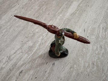 Elastolin - Figure - soldat elastolin aviateur très rare no