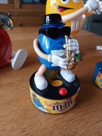 M&Ms - M&M figuren set - Reclamebord (5) - Plastic, Antiek en Kunst